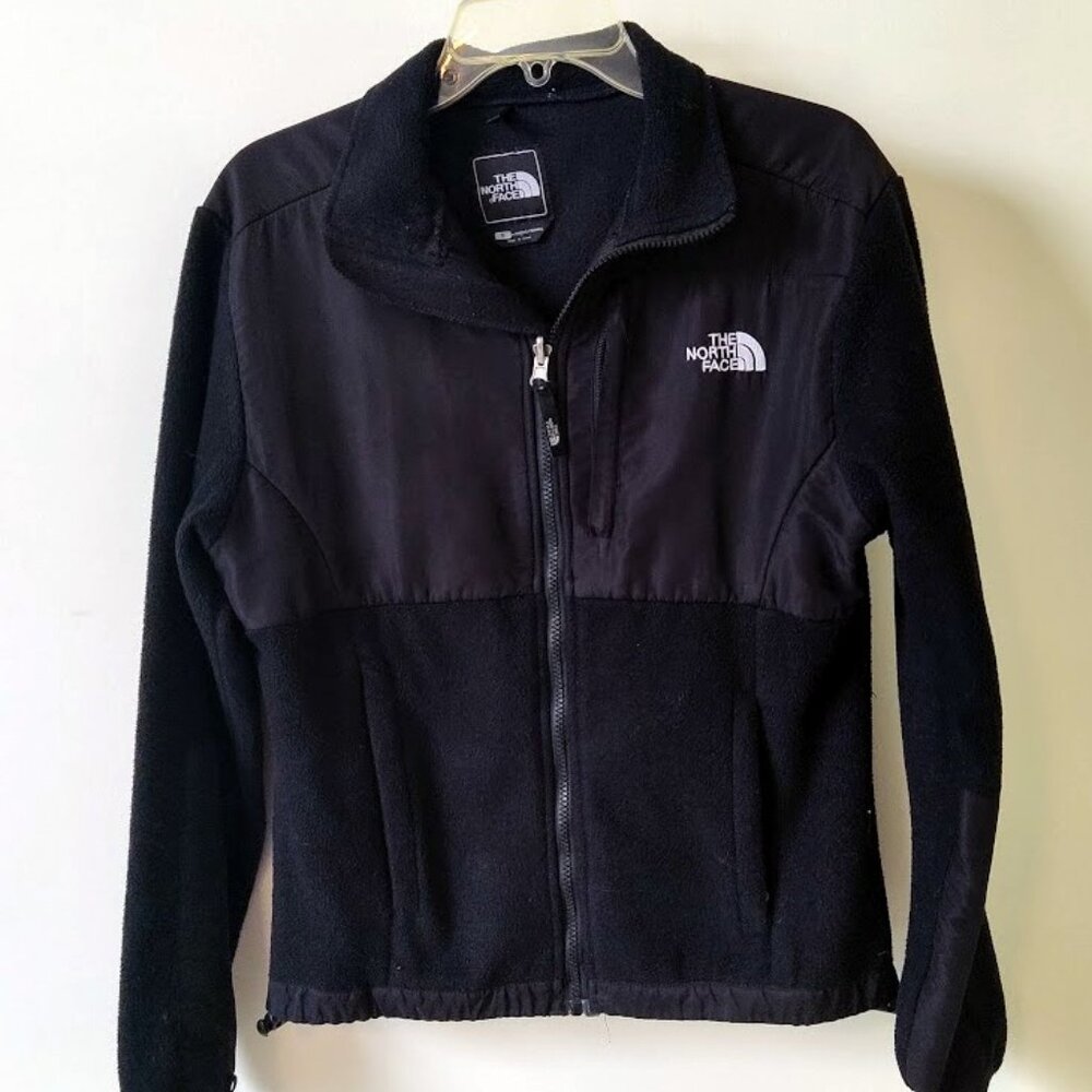 The North Face Women's Denali Black Fleece Zip Up Jacket - Size Small